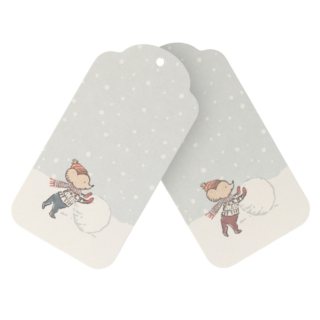 MAILEG Christmas name tags 12pcs - Mouse