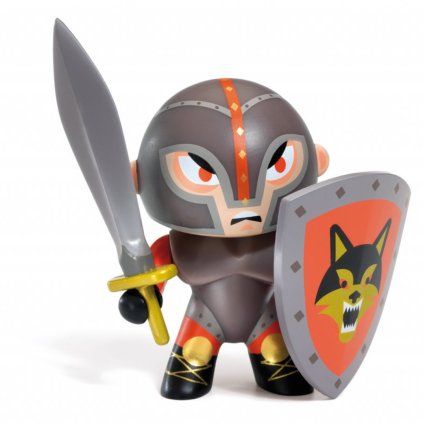 DJECO Arty toys figurka rytíř Divoký vlk