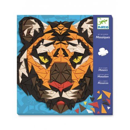 2895 1 djeco mozaika zoo tygr a gorila