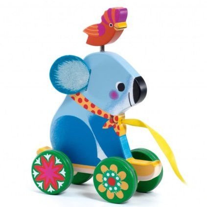 DJECO Tahací hračka Modrá koala