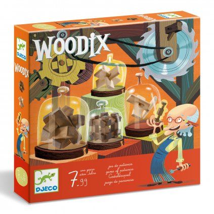DJECO Sada hlavolamů Woodix