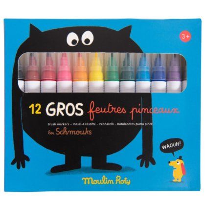 MOULIN ROTY Fixy s měkkým hrotem 12ks