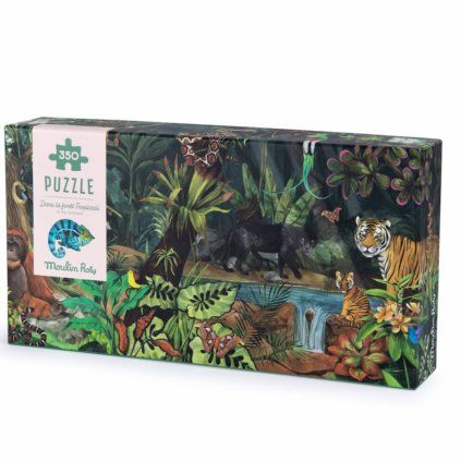 MOULIN ROTY Puzzle V deštném pralese - 350 pcs