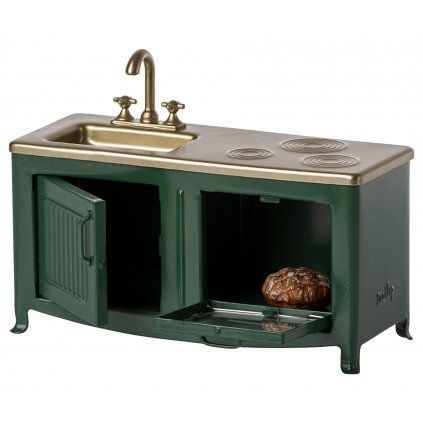 MAILEG Retro kuchyňka pro myšky S23 - dark green