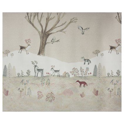 MAILEG Gift paper - Winter wonderland - 10 m
