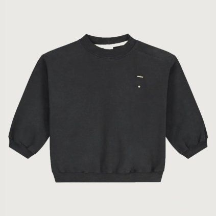 GRAY LABEL Mikina pro miminka GOTS - Nearly Black