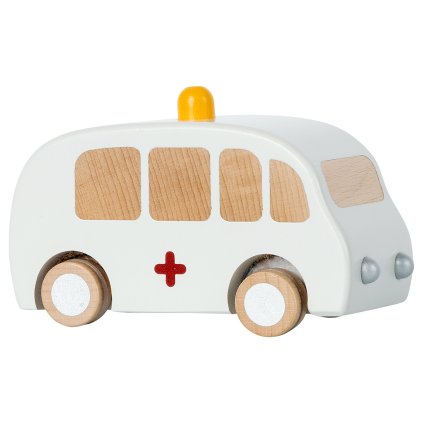 MAILEG Wooden car - Ambulance