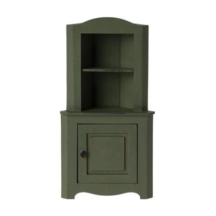 MAILEG Rohová skříň pro myšky - Dark green S24