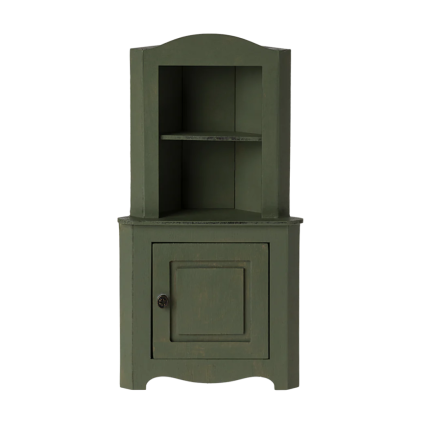 MAILEG Rohová skříň Mini - Dark green S24