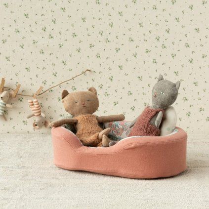 MAILEG Dog/cat bed - coral small