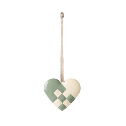 MAILEG Kovová ozdoba Heart - mint S24