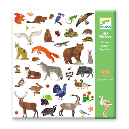 DJECO Stickers European Animals