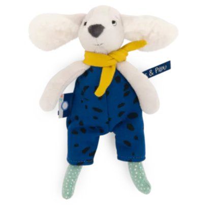 MOULIN ROTY Malý pejsek - žlutý Puce & Pilou