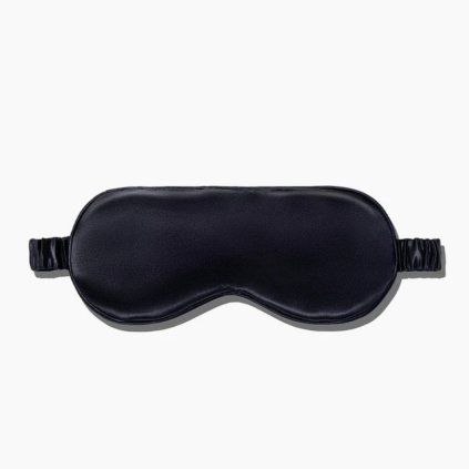SLIP Hedvábná maska na spaní - Black