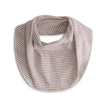 GRAY LABEL Dětský slintáček GOTS - Berry - Cream