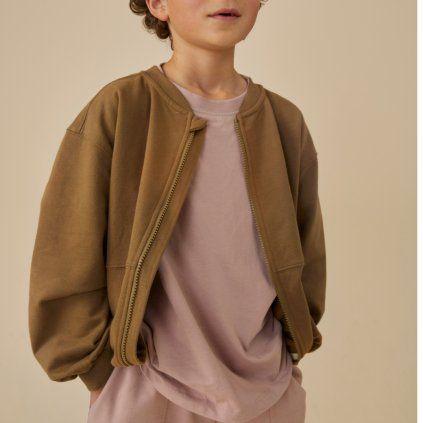 GRAY LABEL Oversized triko GOTS - Berry