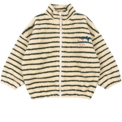KONGES SLOJD x RHW Fleecová bunda ERBA - STRIPE