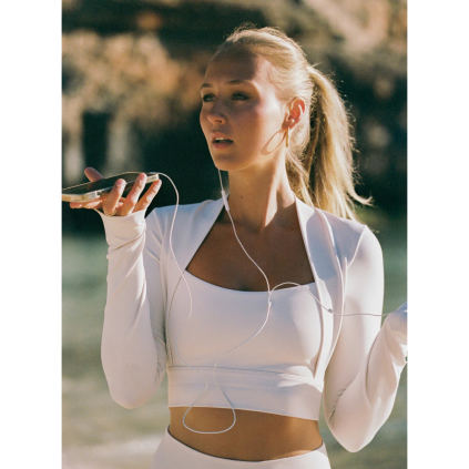 SISTERLY TRIBE Bolero Top - Marshmallow