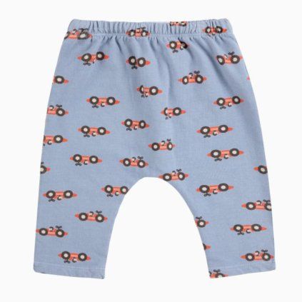 BOBO CHOSES Legíny Race Car all over - LIGHT BLUE