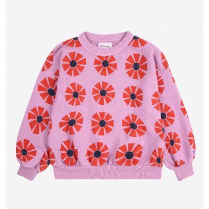 BOBO CHOSES Mikina Kaleidoscope all over - PURPLE