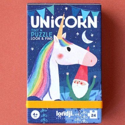 LONDJI Kapesní Puzzle Jednorožec - 24 pcs