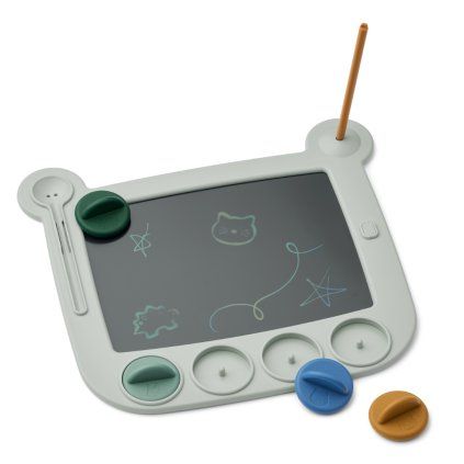 LIEWOOD Kreslící tabulka Venzora LCD - Dove blue multi mix