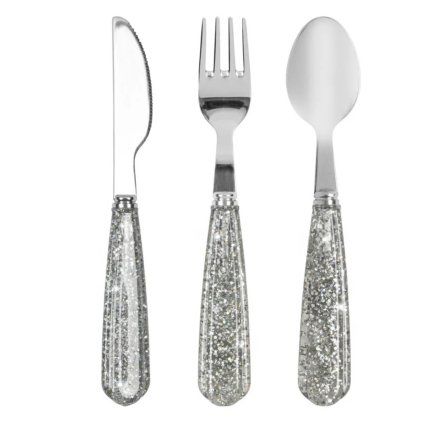 KONGES SLOJD Set příborů GLITTER - SPARKLING BLUE