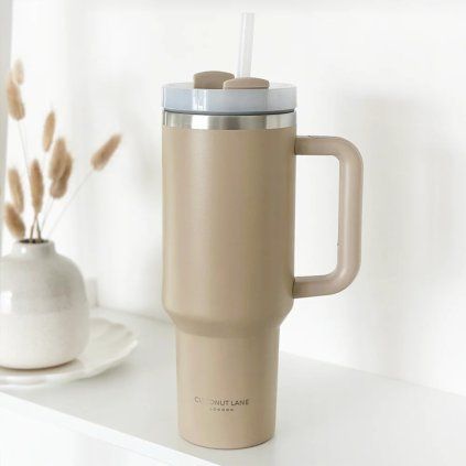 COCONUT LANE Láhev Tumbler - Caramel latte