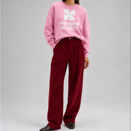 THE NEW SOCIETY Women's Nicol Pants - Plum Fantasy