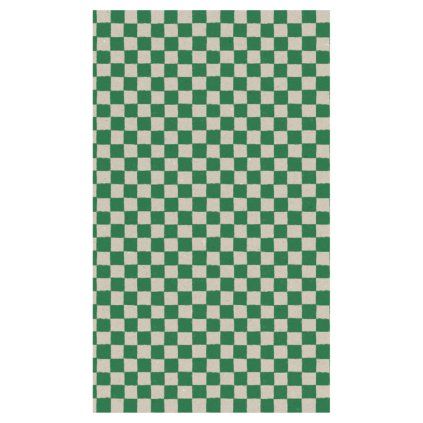 MAILEG Dárkový papír - Checker Green - 10 m