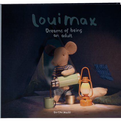MAILEG Kniha LouiMax - Dreams of being an adult ENG