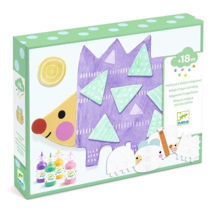 DJECO Kreativní sada Prstové barvy
