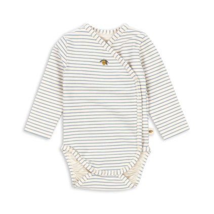 KONGES SLOJD Body pro miminka BASIC -  STRIPE BLUIE