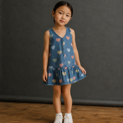 KONGES SLOJD Dress MAGOT - COEUR COLOUR