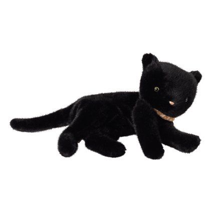 MAILEG Spící hebká kočička - medium Black S25