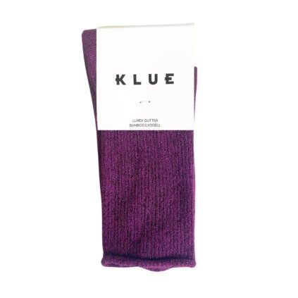 KLUE Třpytivé ponožky Lyocell Purple 36-406-40ml 2025 10 13T095150.395