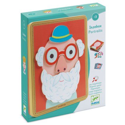 DJECO Magnetické Inzebox Veselé obličeje