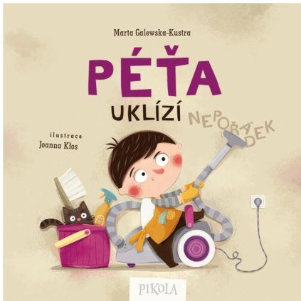 Péťa uklízí