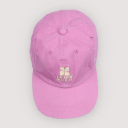 THE NEW SOCIETY Kšiltovka TNS Logo - Pink Lavander