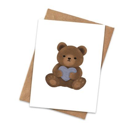 ANISE Přání Teddybear Blue