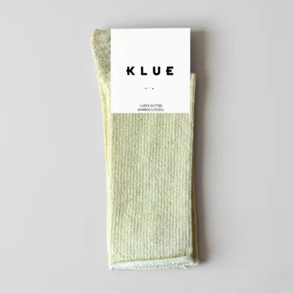 KLUE Třpytivé ponožky Lyocell Lemon 36 - 40
