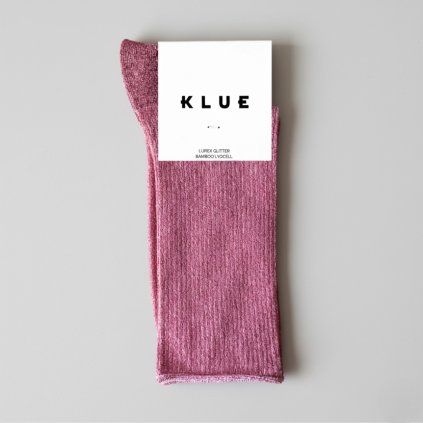KLUE Třpytivé ponožky Lyocell Strawberry 36 - 40