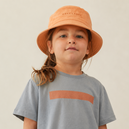 GRAY LABEL Klobouk Bucket GOTS - Melon