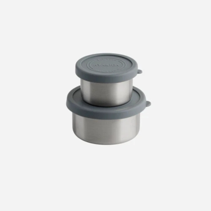 AYA&IDA Misky Snack 100 ml + 200 ml - Dark grey