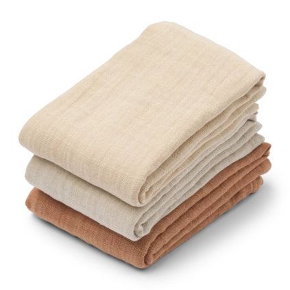 LIEWOOD Mušelínové pleny Lewis 3-Pack
