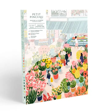 LA PETITE ÉPICERIE Malování podle čísel - Flower Market