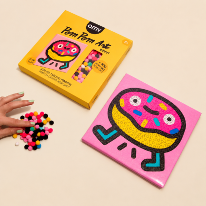 OMY Kreativní sada Pom-pom - DONUT