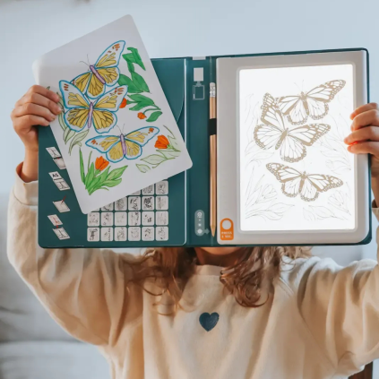 KIDYWOLF Podsvícený tablet na kreslení Kidywolf KIDYDRAW - Animals 8 +