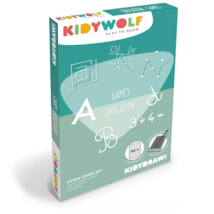 KIDYWOLF Doplňkové karty KIDYDRAW MINI - Hry a vzdělávání