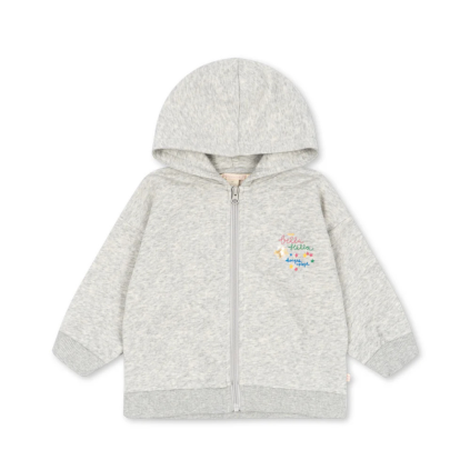 KONGES SLOJD LOU Mikina SEQUIN SWEAT - GREY MELANGE